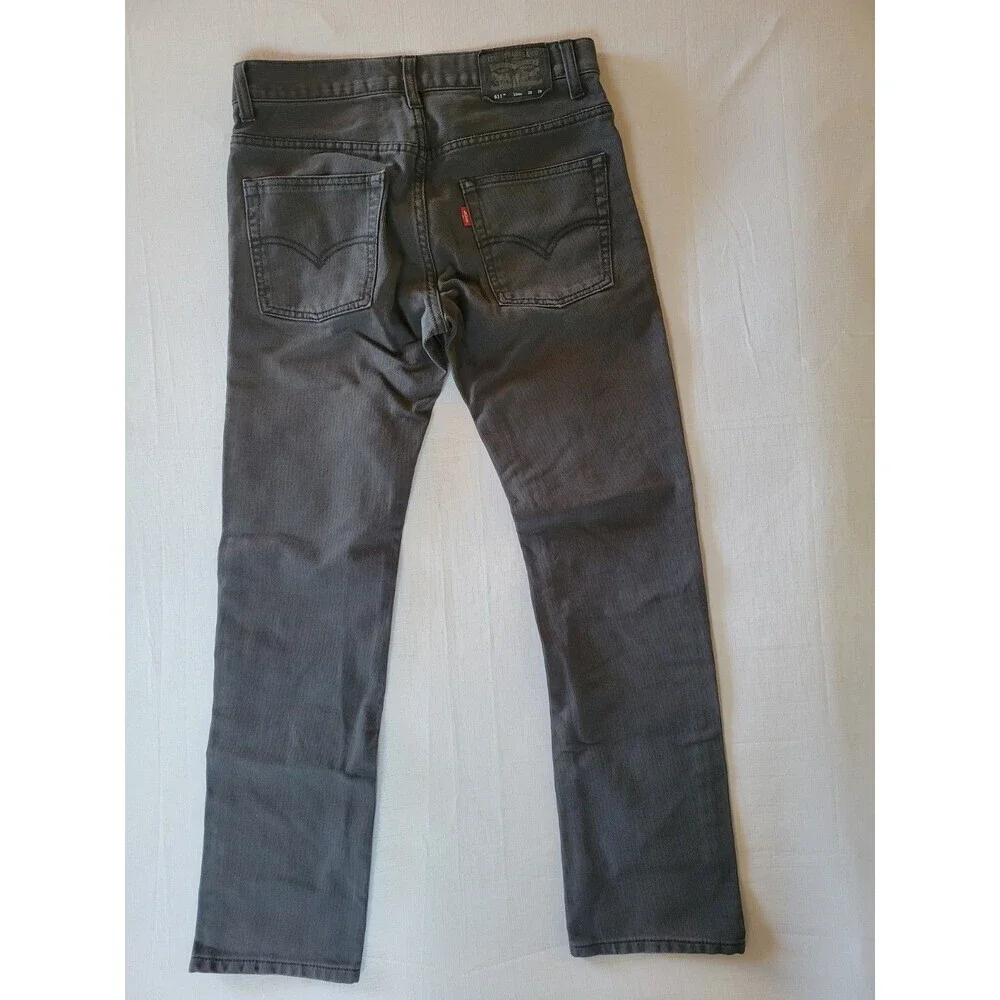 Levi’s 511 Slim Fit Gray Jeans 28W x 28L - Men’s 16 Reg